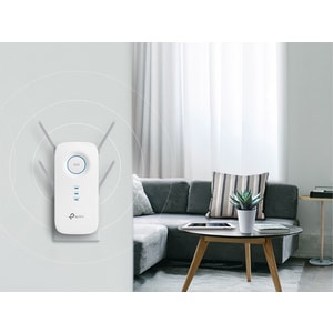 TP-Link RE650 IEEE 802.11ac 2,54 Gbit/s Drahtloser Range-Extender - 5 GHz, 2,40 GHz - 4 x Externe Antenne(n) - Extern - MI