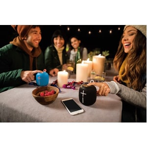 Ultimate Ears WONDERBOOM Portable Bluetooth Speaker System - Fireball - 80 Hz to 20 kHz - 360° Circle Sound - Battery Rech