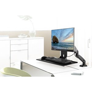 Neomounts by Newstar Neomounts Pro KEYB-V200BLACK Mounting Bracket for Monitor, Keyboard, Mouse - Black - 1 Display(s) Sup