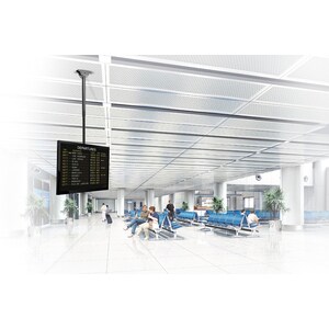 Neomounts Neomounts Pro NM-C440BLACK Ceiling Mount for Flat Panel Display - Black - 1 Display(s) Supported - 152.4 cm (60"