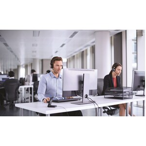 Jabra EVOLVE 75 MS Wireless Over-the-head Stereo Headset - Binaural - Circumaural - 3048 cm - Bluetooth - 20 Hz to 20 kHz 