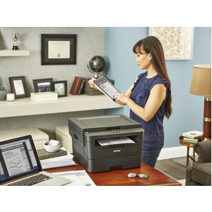 Brother HL-L2395DW Monochrome Laser Printer with Convenient Flatbed Copy & Scan, 2.7" Touchscreen, Duplex and Wireless Net