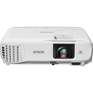 Epson PowerLite W39 LCD Projector - 16:10 - 1280 x 800 - Front, Rear, Ceiling - 6000 Hour Normal Mode - 12000 Hour Economy
