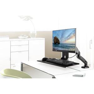 Neomounts Neomounts Pro KEYB-V200BLACK Mounting Bracket for Monitor, Keyboard, Mouse - Black - 1 Display(s) Supported - 2 
