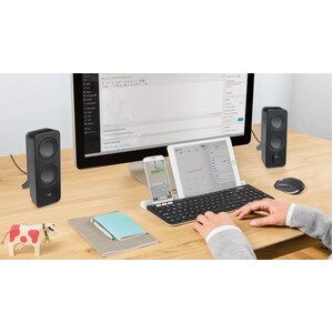 Logitech Z207 Bluetooth Sistema de colunas - 5 W RMS - Preto - 2 Pack