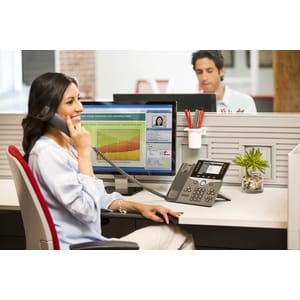 Cisco 8811 IP Phone - Corded - Wall Mountable, Desktop - Charcoal - 5 x Total Line - VoIP - User Connect License, Unified 
