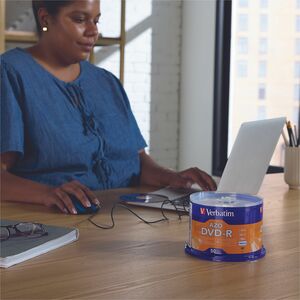 Verbatim AZO DVD-R 4.7GB 16X with Branded Surface - 50pk Spindle - 2 Hour Maximum Recording Time