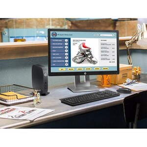 HP t530 Thin Client G-Series GX-215JJ Dual-core (2 Core) 1.50 GHz - 4 GB RAM DDR4 SDRAM - 8 GB Flash Radeon R2E Graphics -