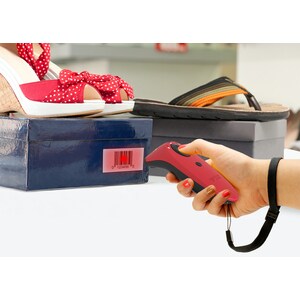 Socket Mobile SocketScan S740 Handheld Barcode Scanner - Wireless Connectivity - Red - 1D, 2D - Imager - Bluetooth