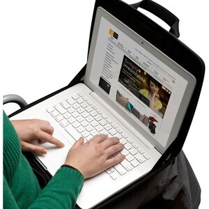 Case Logic QNS-113 Carrying Case (Sleeve) for 13.3" Notebook - Black - Heat Resistant - EVA Foam Body - Handle - 12.2" Hei