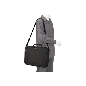 Case Logic VNCI-217 Carrying Case for 17.3" Notebook - Black - Polyester Body - Neoprene Interior Material - Handle - 15.8