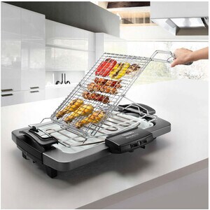 Grill elettrico DeLonghi BQ 80.X - Elettrico - Tabletop - Grigio