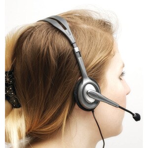 Logitech H111 Wired Over-the-head Stereo Headset - Black - Binaural - Supra-aural - 32 Ohm - 20 Hz to 20 kHz - 179.8 cm Ca