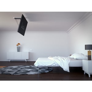 Supporto da soffitto ITB per TV, Monitor - Nero - 1 Schermo/i supportato/i - 139,7 cm (55") Supporto schermo - 35 kg Capac