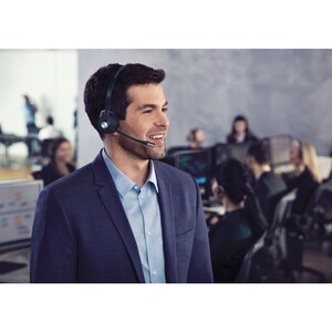 Jabra Engage 65 Stereo Wireless Over-the-head Stereo Headset - Binaural - 15000 cm - DECT - 40 Hz to 16 kHz - Electret, Co