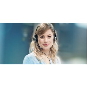 Jabra Wired Over-the-head Stereo Headset - Binaural - Supra-aural - Noise Cancelling Microphone - Quick Disconnect