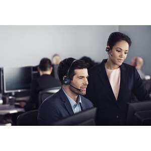 Jabra Engage 75 Mono Sem fios Headset Mono Fone de ouvido - Monaural - 15000 cm - Bluetooth/DECT - 40 Hz para 16 kHz - Ele