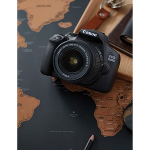 Canon EOS 1500D 24.1 Megapixel Digital SLR Camera with Lens - 18 mm - 55 mm - CMOS Sensor - Autofocus - 7.6 cm (3")LCD - O
