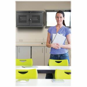 Eaton Tripp Lite Series Locking Cell Phone Charging Station for 32 Devices - USB, with Sync for Smartphones - Desktop, Wal