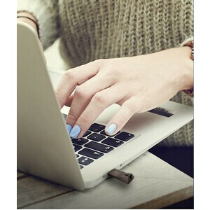 Samsung USB 3.1 Flash Drive BAR Plus 64GB Champagne Silver - 64 GB - USB 3.1 - Champagne Silver - 5 Year Warranty