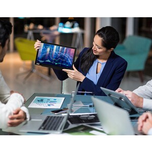 AOC I1601FWUX 16" Class Full HD Monitor LCD - 16:9 - Prata - 39,6 cm (15,6") Viewable - LED Backlight - 1920 x 1080 - 262.