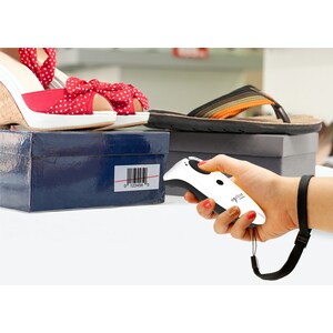 Socket Mobile SocketScan S740 Handheld Barcode Scanner - Wireless Connectivity - White, Black - 495.30 mm Scan Distance - 
