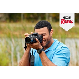 Canon EOS Rebel T7 24.1 Megapixel Digital SLR Camera with Lens - 0.71" - 2.17" - Autofocus - 3"LCD - 3.1x Optical Zoom - O