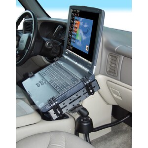 RAM Mounts Pod III Vehicle Mount for Notebook - 17" Screen Support - Powder Coated Marine-grade Aluminum