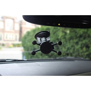 RAM Mounts X-Grip Vehicle Mount for Phone Mount, Handheld Device, iPhone, Smartphone, Suction Cup - Stainless Steel