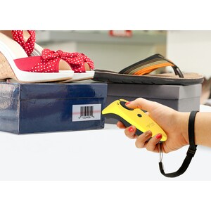 Socket Mobile SocketScan® S700, Linear Barcode Scanner, Yellow & Black Charging Dock - Wireless Connectivity - 1D - Imager