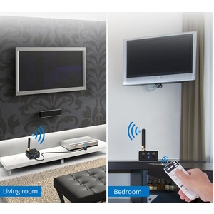 SIIG Wireless IR Signal Extender Kit - For A/V Equipment - Extend the IR signal up to 656ft (200m) - TX to RX - IR over Wi
