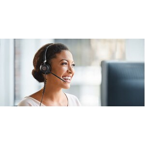 Jabra Engage 50 Wired Over-the-head Stereo Headset - Binaural - Supra-aural - 32 Ohm - 20 Hz to 20 kHz - 120 cm Cable - No