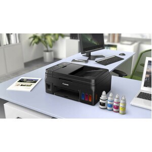 Canon PIXMA G4511 Sem fios Impressora multi-funcional de jato de tinta - Cor - Copiadora/Fax/Impressora/Scanner - 4800 x 1