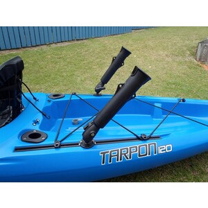 RAM Mounts Tube Mounting Adapter for Fishing Rod, Kayak, Motor Boat - Powder Coated Marine-grade Aluminum
