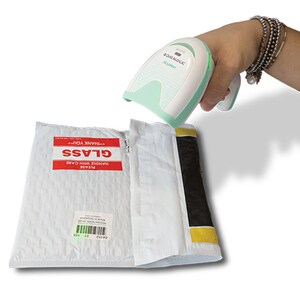 Datalogic Gryphon GM4500 Handheld Barcode-Scanner-Set - Kabellos Konnektivität - Hellgrau, Hellgrün - 1D, 2D - Bildwandler