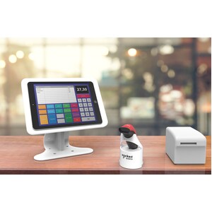 Socket Mobile Dock Cradle für Strichcodescanner - Ladefunktion - Proprietäre Schnittstelle - Weiß