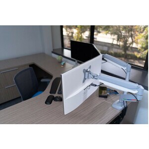 SmartFit One-Touch Height Adjustable Dual Monitor Arm