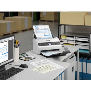 Epson WorkForce DS-970 Sheetfed Scanner - 600 dpi Optical - 30-bit Color - 10-bit Grayscale - 16 ppm (Mono) - 85 ppm (Colo