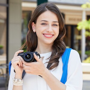 Canon EOS M100 24.2 Megapixel Mirrorless Camera with Lens - 15 mm - 45 mm - Black - Autofocus - 7.6 cm (3") Touchscreen LC