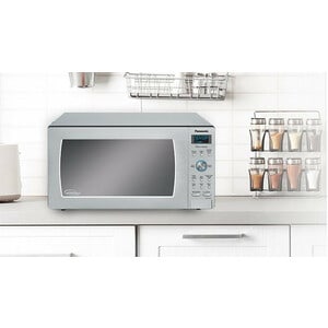 Panasonic NN-SD775S Microwave Oven - Single - 1.6 ft³ Capacity - Microwave, Steaming, Braising, Poaching - 10 Power Levels