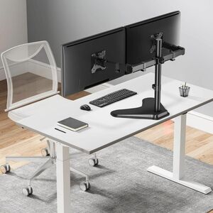 Manhattan Soporte Monitor p/2 Monitor 13 a 32" Sobre Escritorio - Hasta 81.3cm (32") para pantalla plana - 16kg Capacidad 