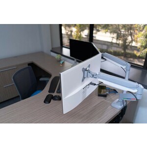 Kensington SmartFit Mounting Arm for Flat Panel Display, Curved Screen Display - 2 Display(s) Supported - 81.3 cm (32") Sc