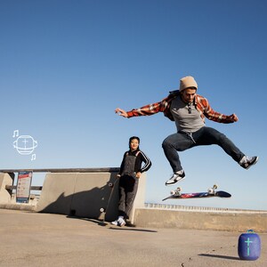 Ultimate Ears WONDER­BOOM 2 Portable Bluetooth Speaker System - Deep Space Black - 75 Hz to 20 kHz - 360° Circle Sound - B