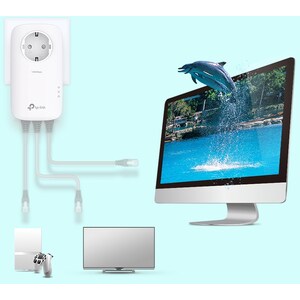 TP-Link AV1300 Gigabit Passthrough Powerline Starter Kit