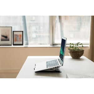 Digitus Mobiler Notebook Ständer. Produkttyp: Laptop-Ständer, Produktfarbe: Schwarz, Material: Metall. Breite: 255 mm, Tie