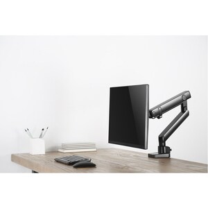 Amer Mounting Arm for Curved Screen Display, Flat Panel Display - Matte Black - 1 Display(s) Supported - 32" Screen Suppor