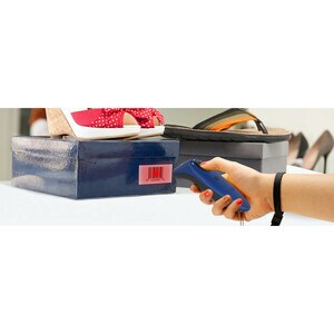 Socket Mobile SocketScan® S740, Universal Barcode Scanner, Blue & Charging Stand - Wireless Connectivity - 19.49" (495 mm)