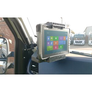 Zirkona Klemmhalterung - Schwarz - Eloxiertes Aluminium, Gummi