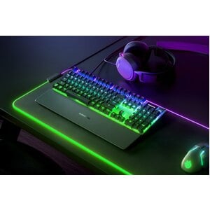 SteelSeries APEX 7 Mechanical Gaming Keyboard - Cable Connectivity - USB Interface - 104 Key Multimedia Hot Key(s) - Engli