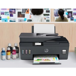 HP 570 Kabellos Smart Tank Plus - Tintenstrahl-Multifunktionsdrucker - Farbe - Kopierer/Drucker/Scanner - 22 Seiten/Min. M